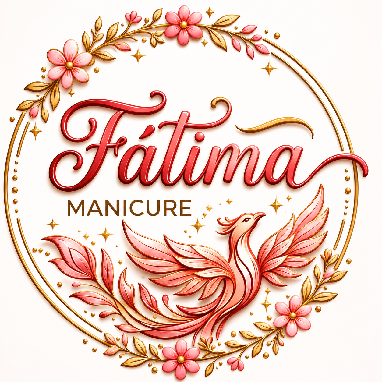 Logotipo de Fátima manicure